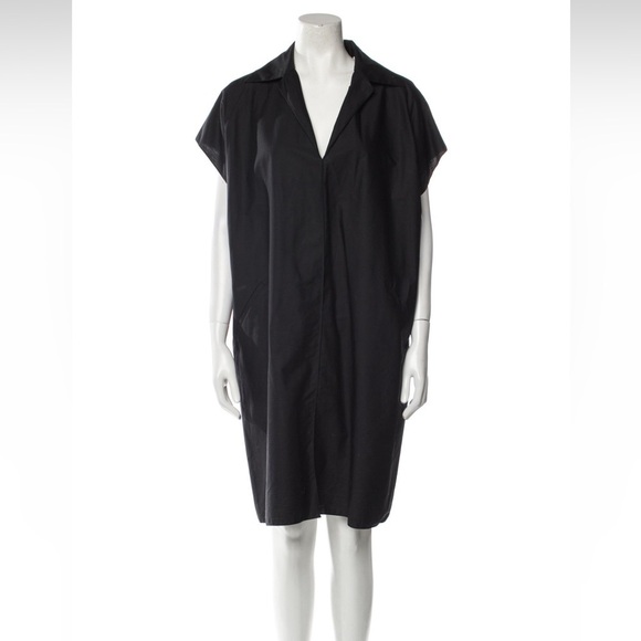 Shamask Classic Shirt Dress in Cotton pockets minimalist oversized designer - Picture 1 of 13